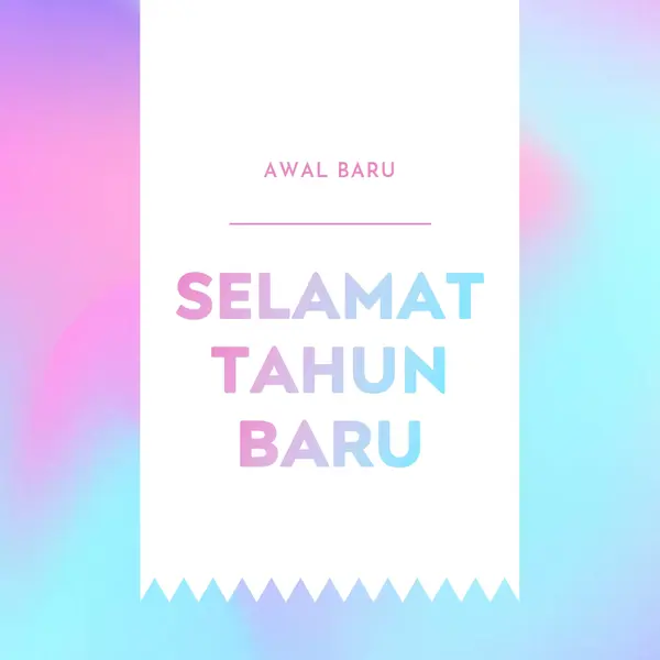 Tahun baru, awal yang baru blue modern-bold