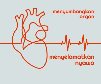 Menjadi donor organ blue whimsical-line