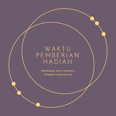 Ini waktu pemberian hadiah purple modern-simple