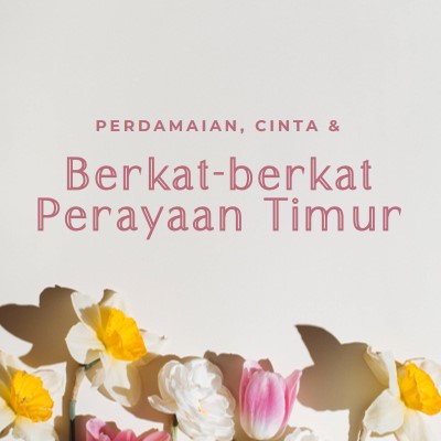 Perdamaian dan cinta Di Hari Timur gray modern-simple