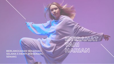 Bangsa irama purple modern-bold