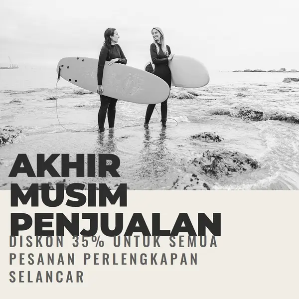 Kebahagiaan pantai gray modern-bold