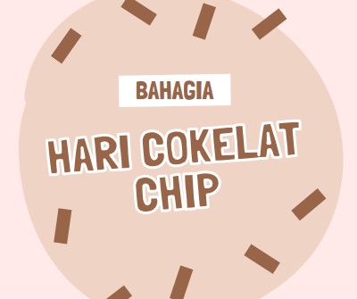 Selamat Hari Cokelat brown organic-simple