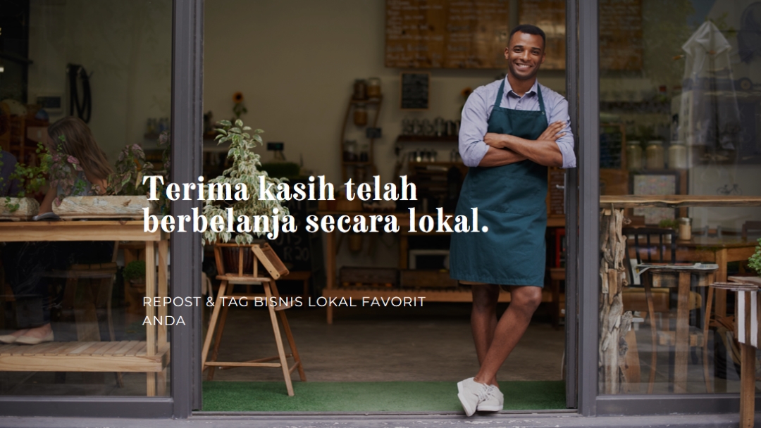 Tanda selamat datang brown modern-simple