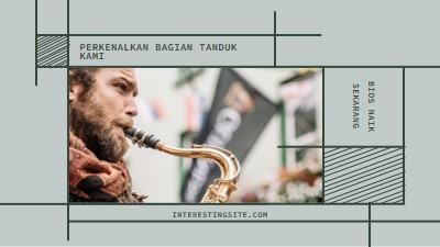 Temui bagian tanduk kami gray modern-geo-&-linear