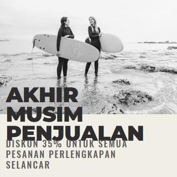 Kebahagiaan pantai gray modern-bold