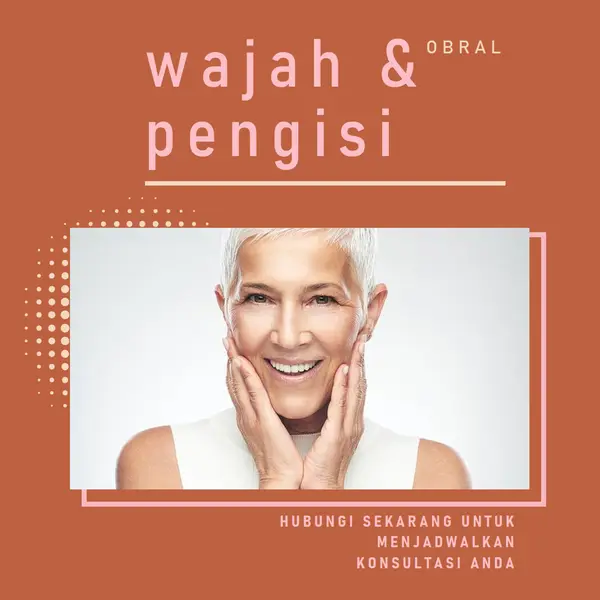 Penjualan wajah dan pengisi orange modern-geometric-&-linear
