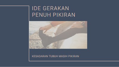 Peregangan akhir blue modern-simple