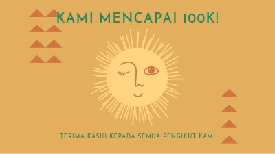 Anda adalah sinar matahari saya orange organic-boho