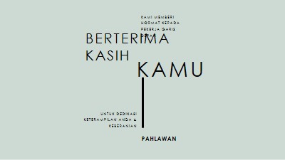 Kami salut padamu gray modern-simple