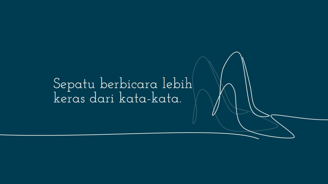 Menjalani kehidupan yang tinggi blue whimsical-line