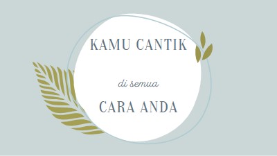 Indah dengan segala cara Anda blue organic-simple