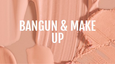 Bangun & make up pink modern-simple