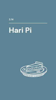 Hari Pi blue whimsical-line