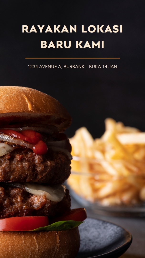 Pembukaan Americana black modern-simple