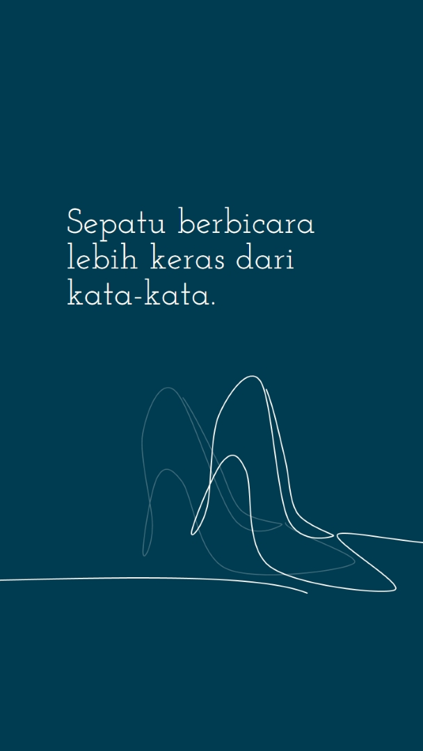 Menjalani kehidupan yang tinggi blue whimsical-line