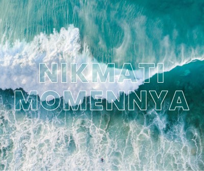 Nikmati momennya blue modern-simple