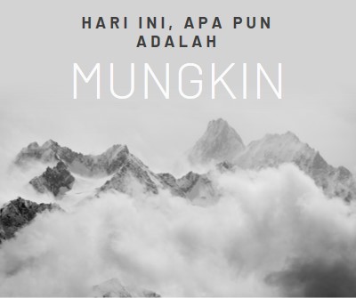 Pindahkan gunung gray modern-simple