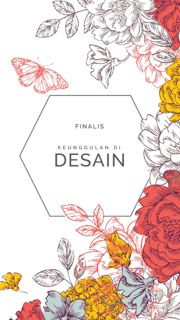 Keunggulan desain white vintage-botanical