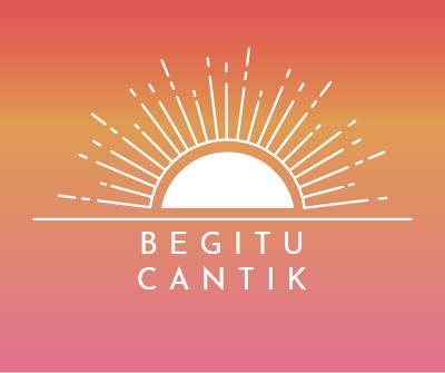 Begitu cantik seperti matahari terbenam red organic-boho