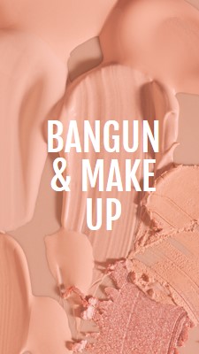 Bangun & make up pink modern-simple