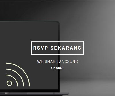 Bintang Webinar black modern-simple