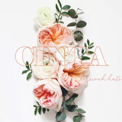 Cinta murah hati white vintage-botanical