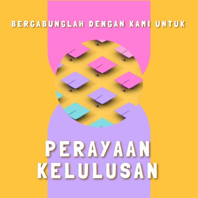 Bergabung dalam perayaan kelulusan yellow whimsical-color-block