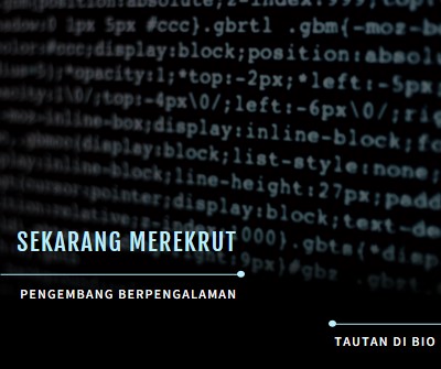 Situasi yang sedang berkembang black modern-bold