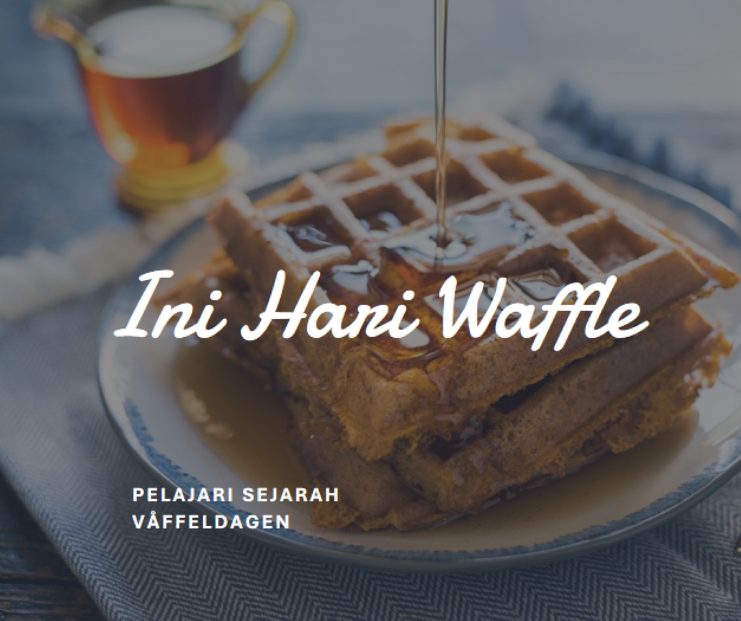 Ini Hari Waffle blue modern-simple
