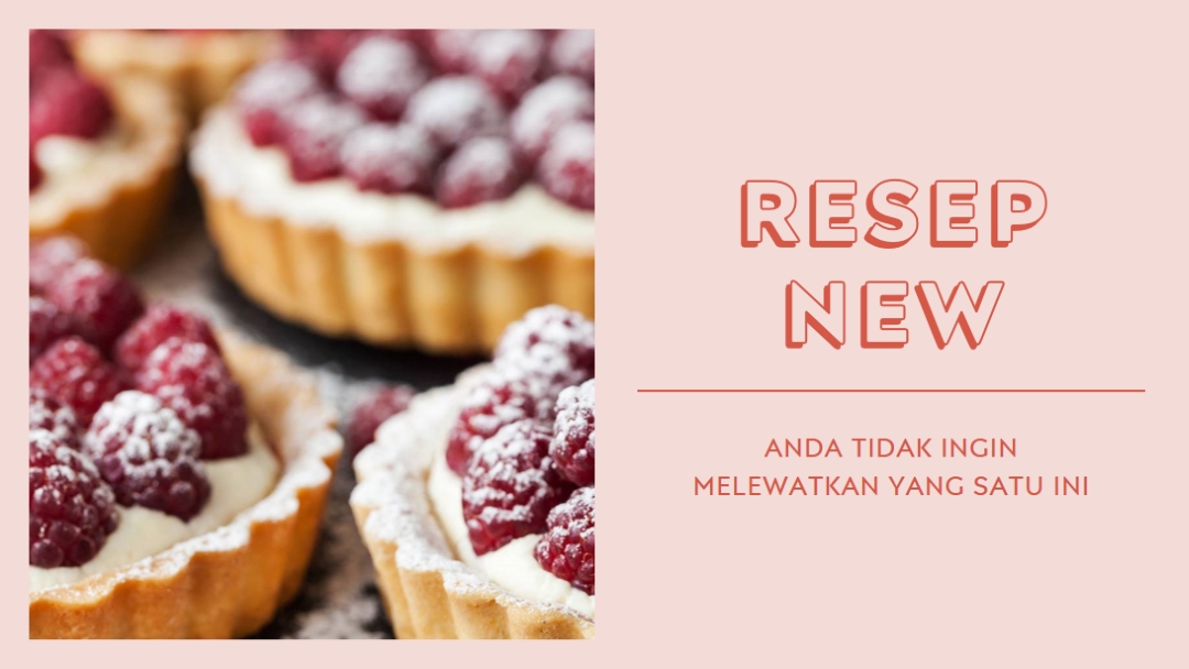 Jangan lewatkan resep ini pink modern-simple