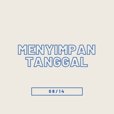 Tanggal biru gray whimsical-line