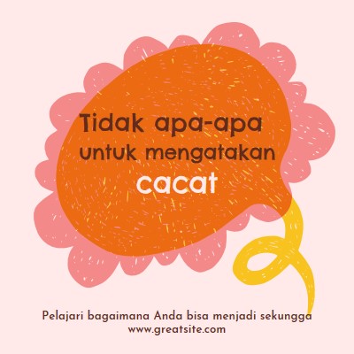 Cara menjadi sekuing orange whimsical-color-block