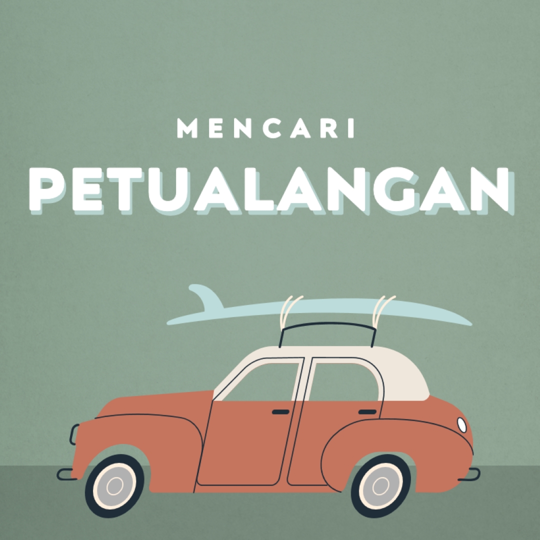 Safari berselancar gray vintage-retro