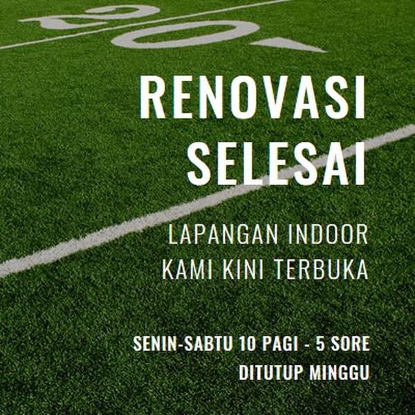 Penyelesaian renovasi green modern-simple