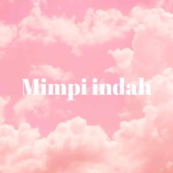 Pada waktu tidur awan pink modern-simple