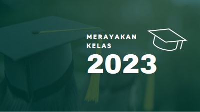 Merayakan kelas green modern-simple