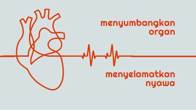 Menjadi donor organ blue whimsical-line