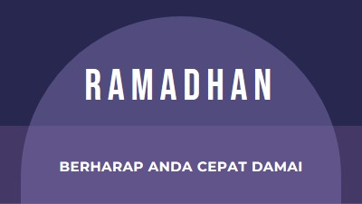 Berharap Anda dengan cepat yang damai purple modern-color-block