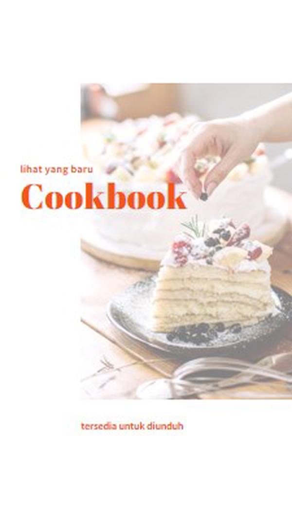 Lihat buku masak saya white modern-simple