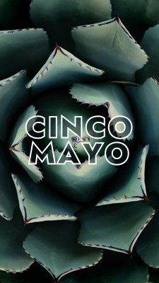 Merayakan Cinco de Mayo green modern-bold