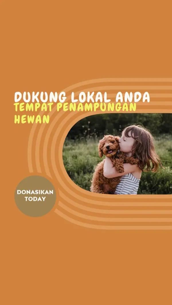 Penampung penampungan orange whimsical-color-block