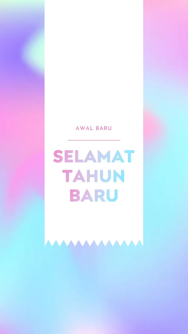 Tahun baru, awal yang baru blue modern-bold