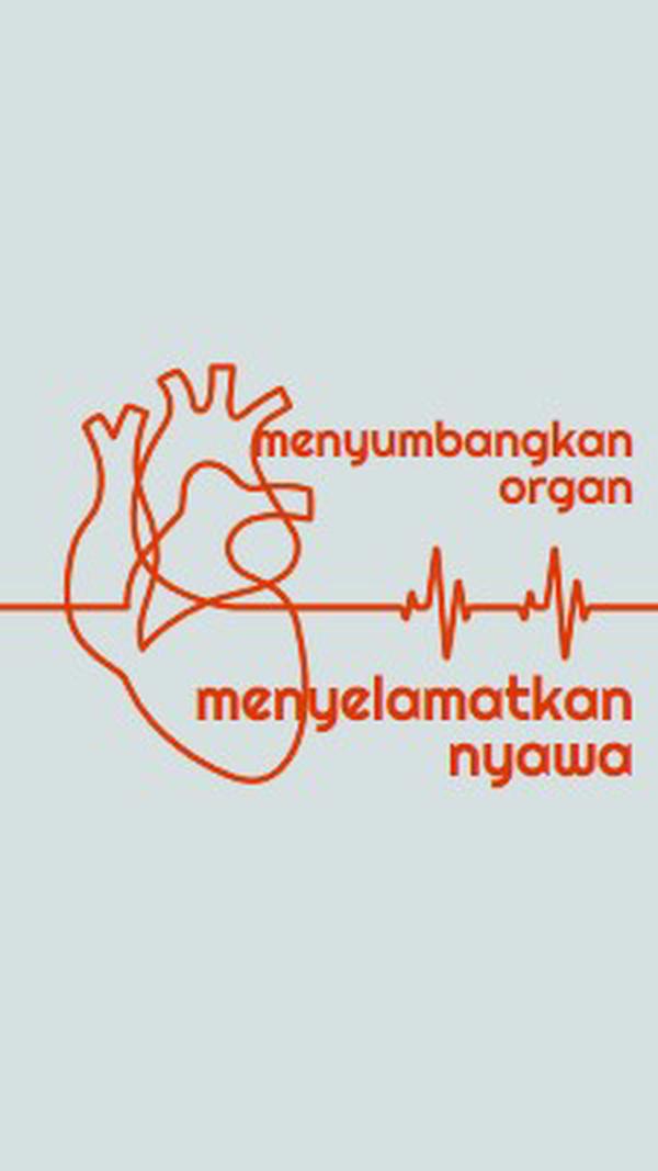 Menjadi donor organ blue whimsical-line