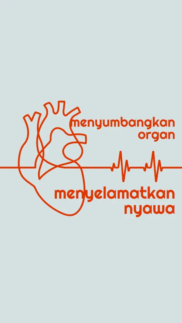 Menjadi donor organ blue whimsical-line