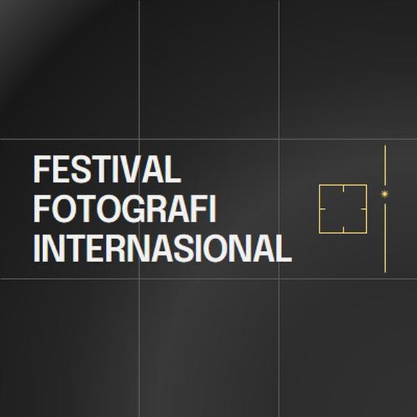 Festival fotografi internasional black modern,moody,camera,grid,geometric,pattern