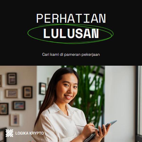 Perhatian semua lulusan blue modern,professional,photo,classic,dark,simple