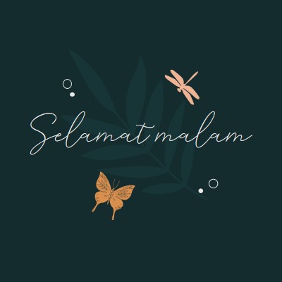 Malam yang menyenangkan sederhana blue whimsical,bohemian,graphic,simple,motif,handwriting,illustration,