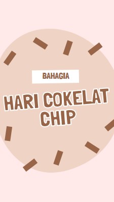 Selamat Hari Cokelat brown organic-simple