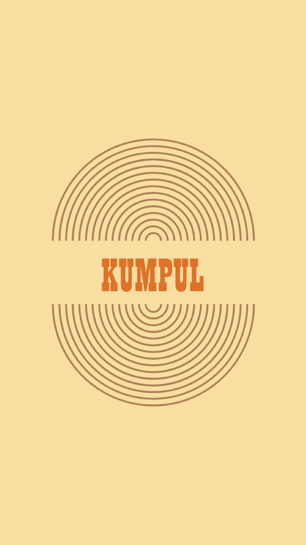 Gabungan kekuatan yellow vintage-retro